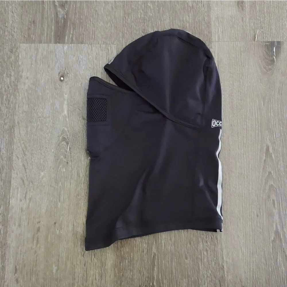 Occunomix Cold Stress Balaclava - Reflective Stripe - Wear 3 Ways - Black
